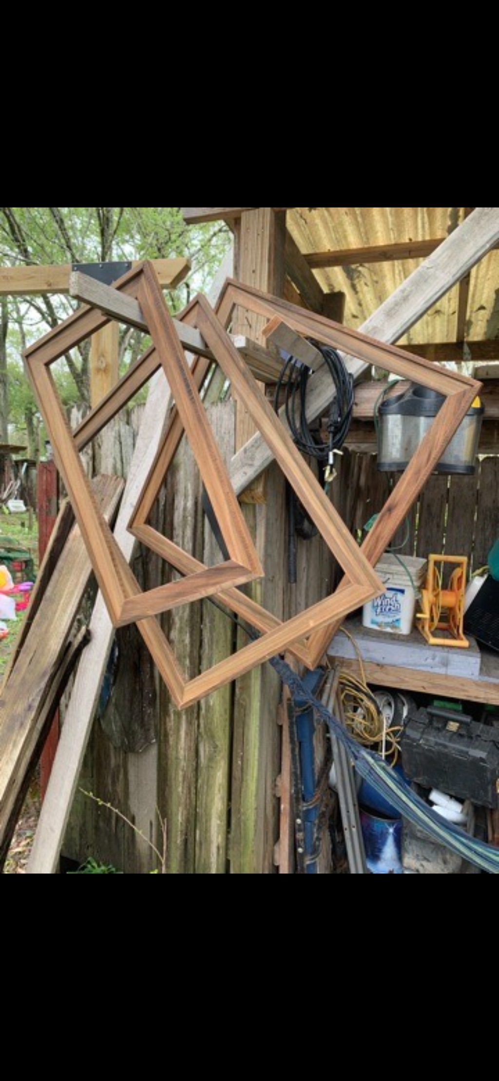 Cypress picture frames